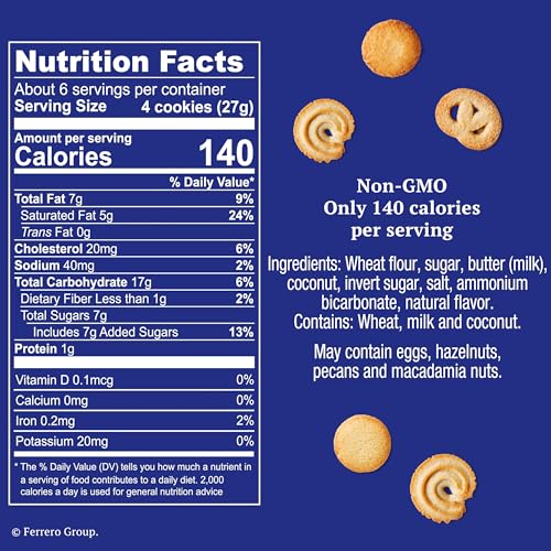 Image of Royal Dansk Cookies 5.64oz Butter Cookies (Pack of 2)
