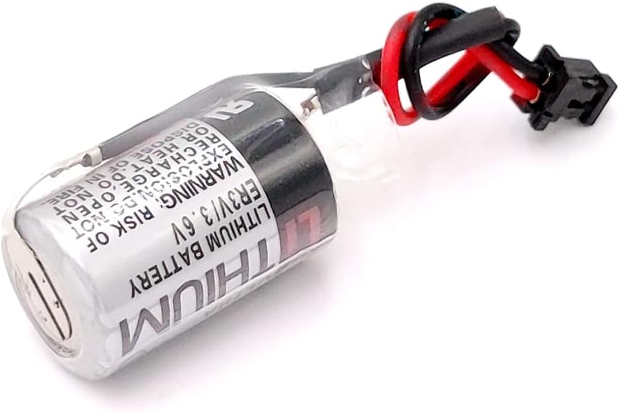 (5-Pack JZSP-BA01 ER3V 3.6V 1000mAh LI-SOL2 PLC Battery for Toshiba CNC Battery