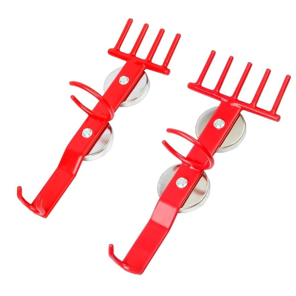 Support de clé à douille FACAIIO magnétique rouge en métal pour garage