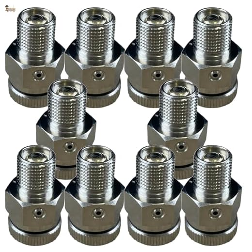 BricoLoco.com Purgador AUTOMÁTICO radiador calefacción. Pack 10 uds. Llave de purga para radiador con válvula de salida con tapón ciego sin tornillo, al ser automático. Rosca macho 1/8”. (10)