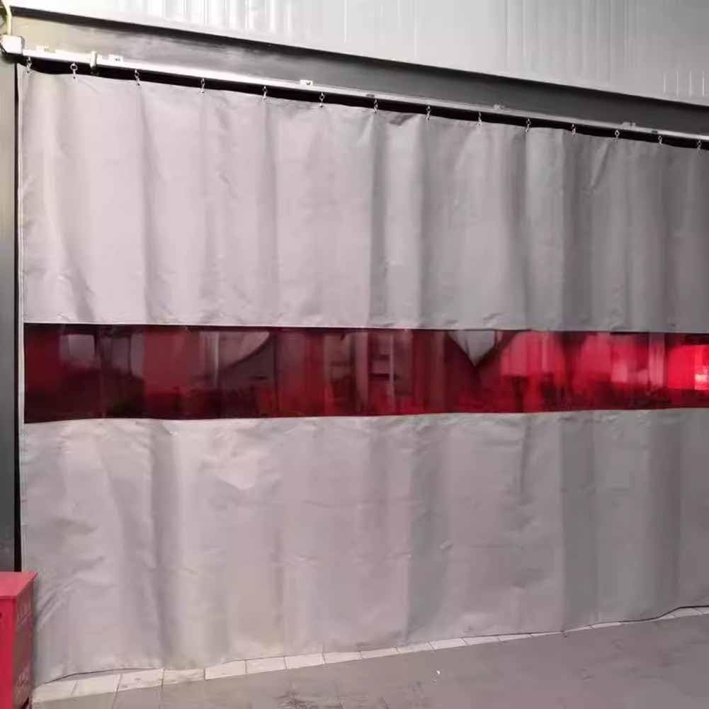 Spacer - Tapis de protection for soudage robuste - Avec fenêtre de visualisation for machines industrielles, d'atelier et de découpe(1.5x2 m/5x6.6 ft)