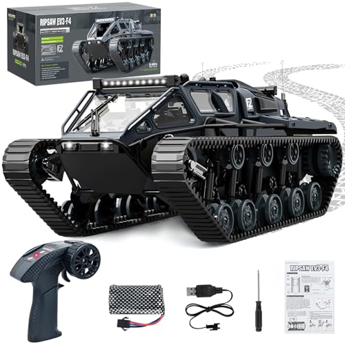 HERMORRYSS Carro Armato Telecomandato 1:16, 2.4GHz RC Tank ad alta