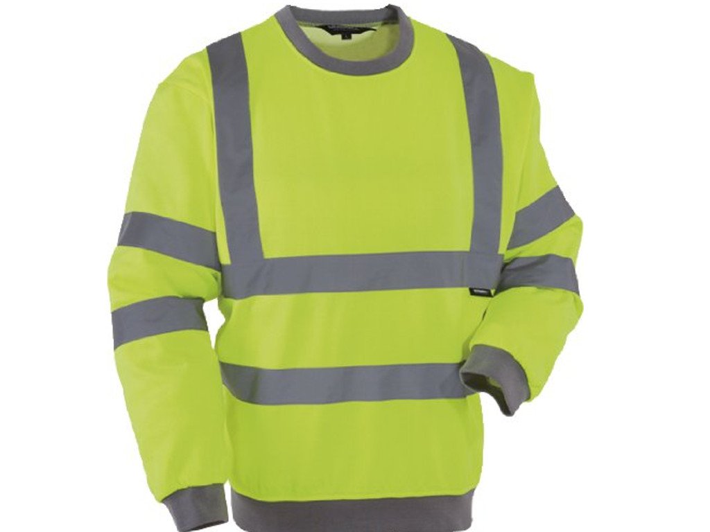 UCIVIZWELL VWFC12 Hi Vis Viz Sweatshirt - Yellow