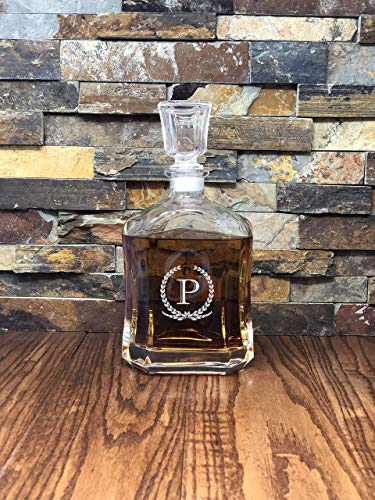 Personalized Liquor Whiskey Glass Decanter #TOP2
