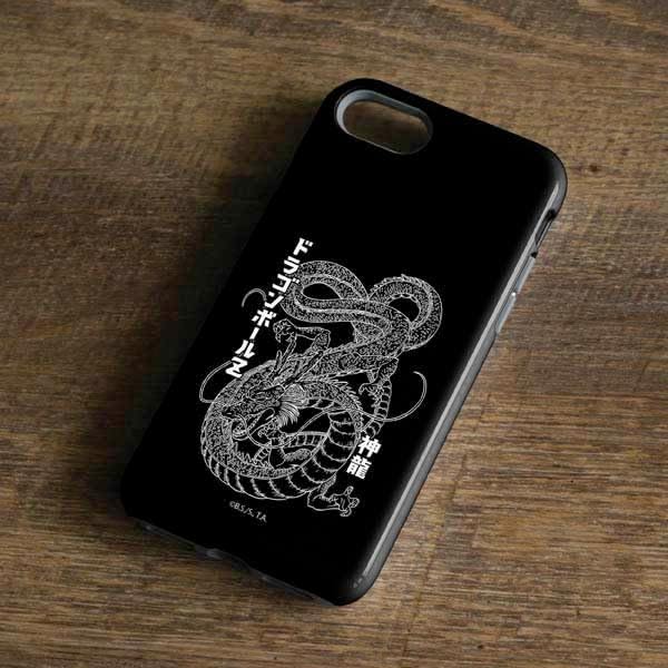 Skinit Pro Phone Case Compatible with iPhone 8 - Officially Licensed Dragon Ball Z Negative Shenron Design