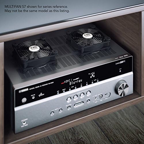 AC Infinity MULTIFAN S1, Quiet 80mm USB Fan, UL-Certified for Receiver DVR PlayStation Xbox Computer Cabinet Cooling