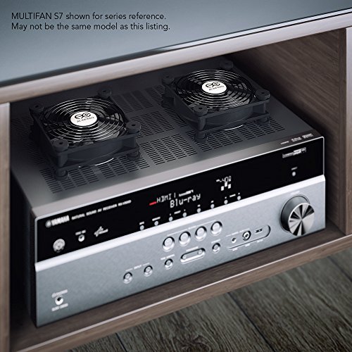 AC Infinity MULTIFAN S2, Quiet 120mm USB Blower Fan with Speed Control, UL-Certified for Receiver DVR Xbox Modem AV Cabinet Cooling by AC Infinity - Image 7