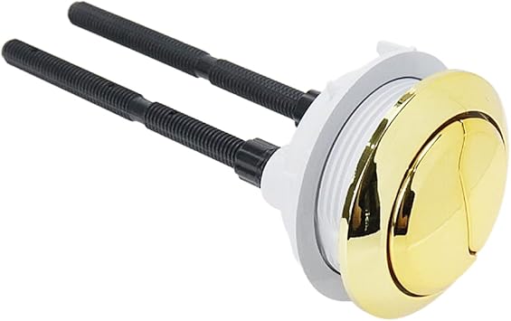Woogim 1PCS Gold Toilet Tank Button 48mm Dual Flush Toilet Water Tank Push Button Replacement