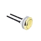 Woogim 1PCS Gold Toilet Tank Button 48mm Dual Flush Toilet Water Tank Push Button Replacement