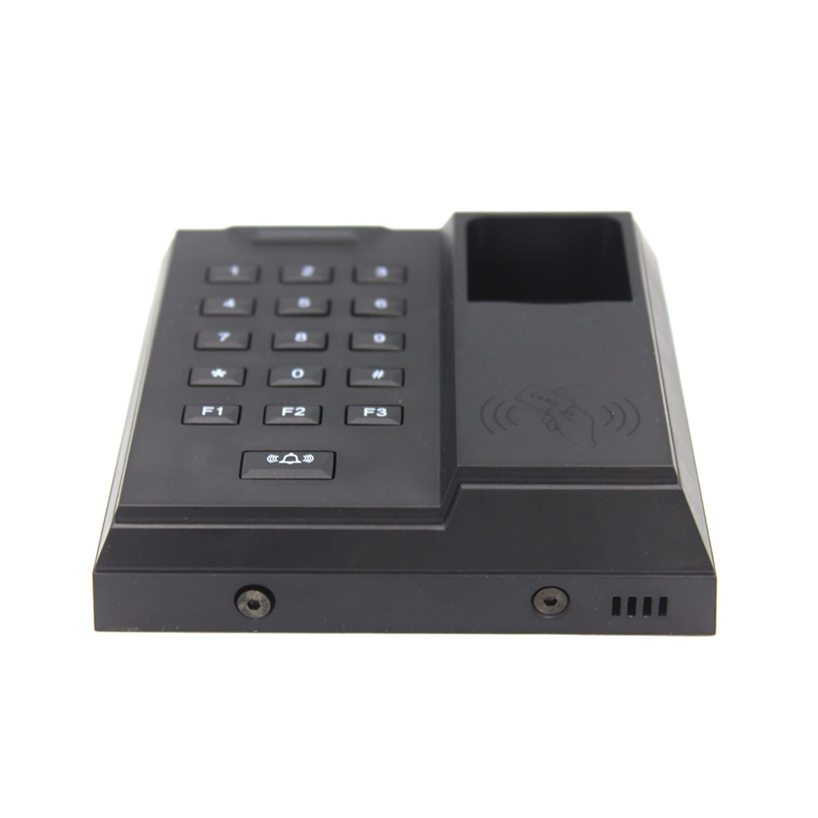 Orologio marcatempo, Digital Fingerprint 125kHz Access Address Time Frequence PASSWORD PASSWORD Blocco impronta digitale Lock Integrated Machine Key 500 Utente per affari, ufficio(X66 and 10 ID keys)
