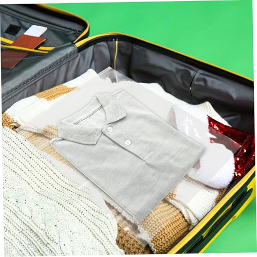 Alipis Plastic Resizable Storage Bags for Clothes 50pcs Garment Bags Zipper Water and Dustproof for Socks and T-shirt Packaging2