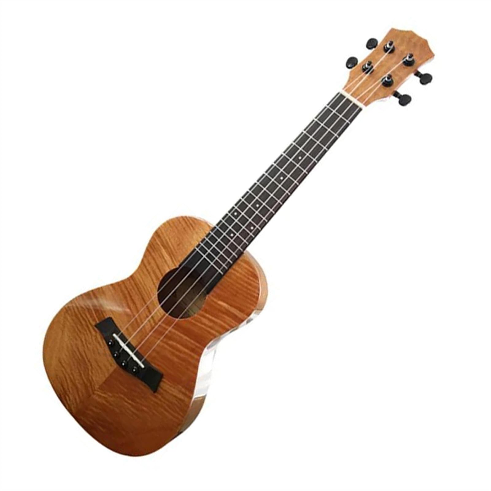 23-Zoll-Konzert-Ukulele, Mahagoni, Glänzend, 4 Nylonsaiten, Kleine Akustikgitarre Ukulele für Anfänger