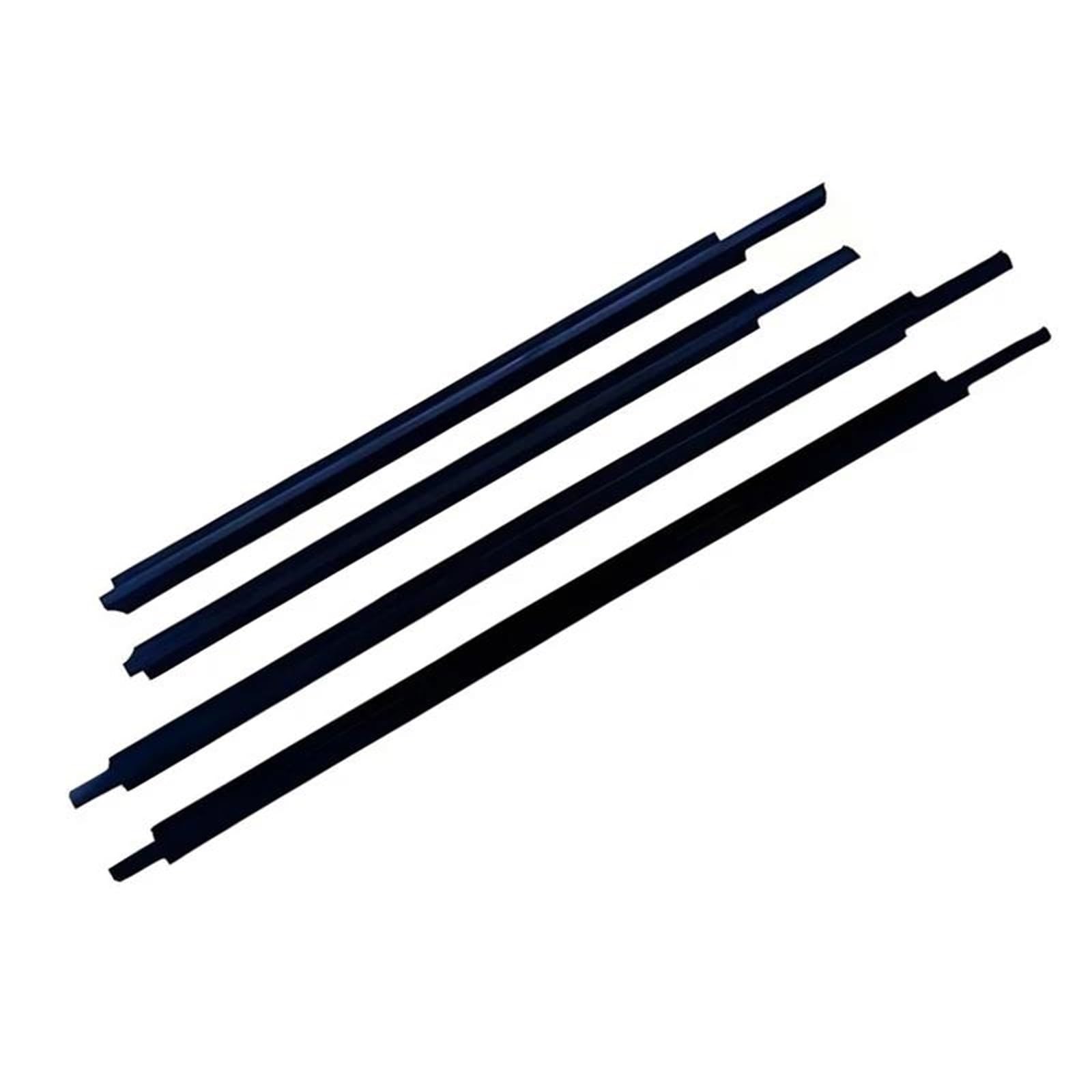 Crjimx One Color 4Pcs Window Rubber Seals For For Mondeo 2001-2007 Weatherstrip Seal Door Glass Belt Waterproof Sealing Strip