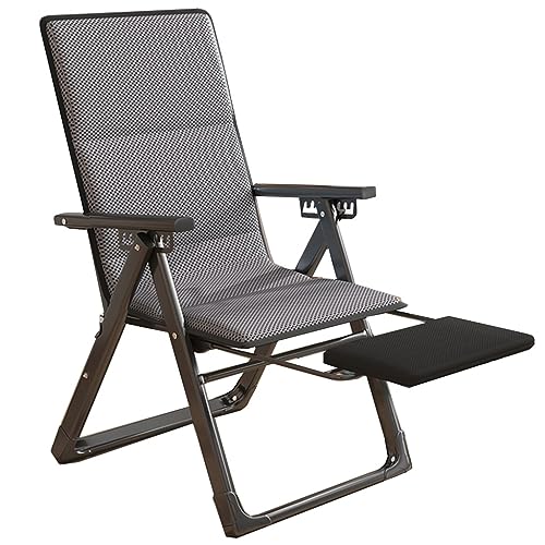 Chaises Zero Gravity d'intérieur, Chaise de Plage avec Repose-Pieds, Chaise Longue inclinable Pliante, chaises Longues Portables pour Pique-Nique, Camping, Cour, Porche, Plage, Sports (coule
