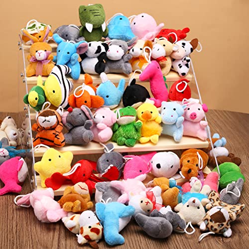 Uzoxlsn 56-PLUSH-MIX Pack Mini Plush Animals Toys Bulk, Small Stuffed Ocean Animal Toy Set thumb #4