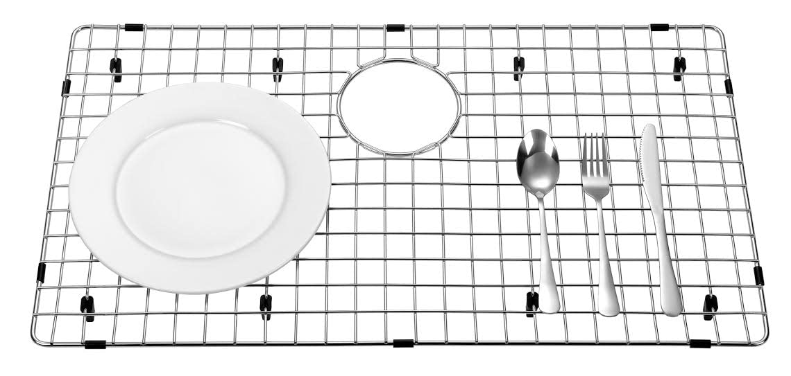 Starstar Sinks Protector Stainless Steel Kitchen Sink Bottom Grid, Rack (26 L x 15 W)