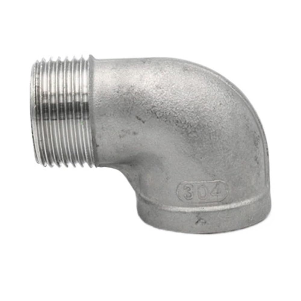 Raccords de tuyauterie en acier inoxydable 304, raccord industriel fileté femelle et mâle BSP, 1 pièce(90FM,2 in)
