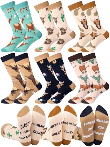 Novelty Animal Crew Socks Set
