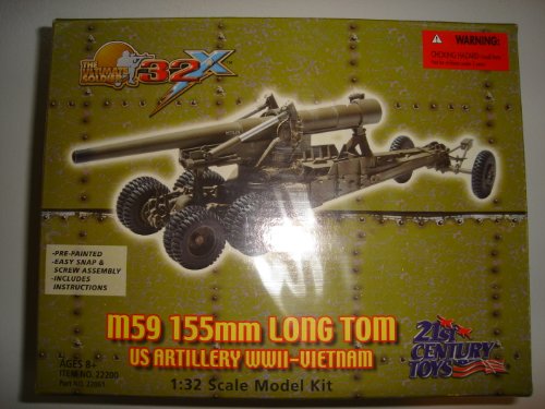Ultimate Soldier 1:32 M59 155 mm Long Tom US Artillery WWII-Vietnam Model Kit