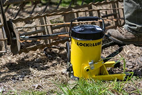 G.Gun Grease Gun - Fast & Easy Greasing. 10,000psi Output. Hands Free Foot Operation & Pressure Relief Valve. Mess & Waste Free, with G.Coupler & 2m Hydraulic Hose. Heavy Duty Industrial Strength by LockNLube - Image 5