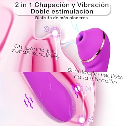 AGHPDH Vibrator Woman Erotic Toys Sex Couple Big Dildo Sucking Clit Female 10 Modes pro 2 sùcciønadør Ṽiḇráḑòraḑòr Ṃújēr (Purple-ai05) (Púrpura-ai05)