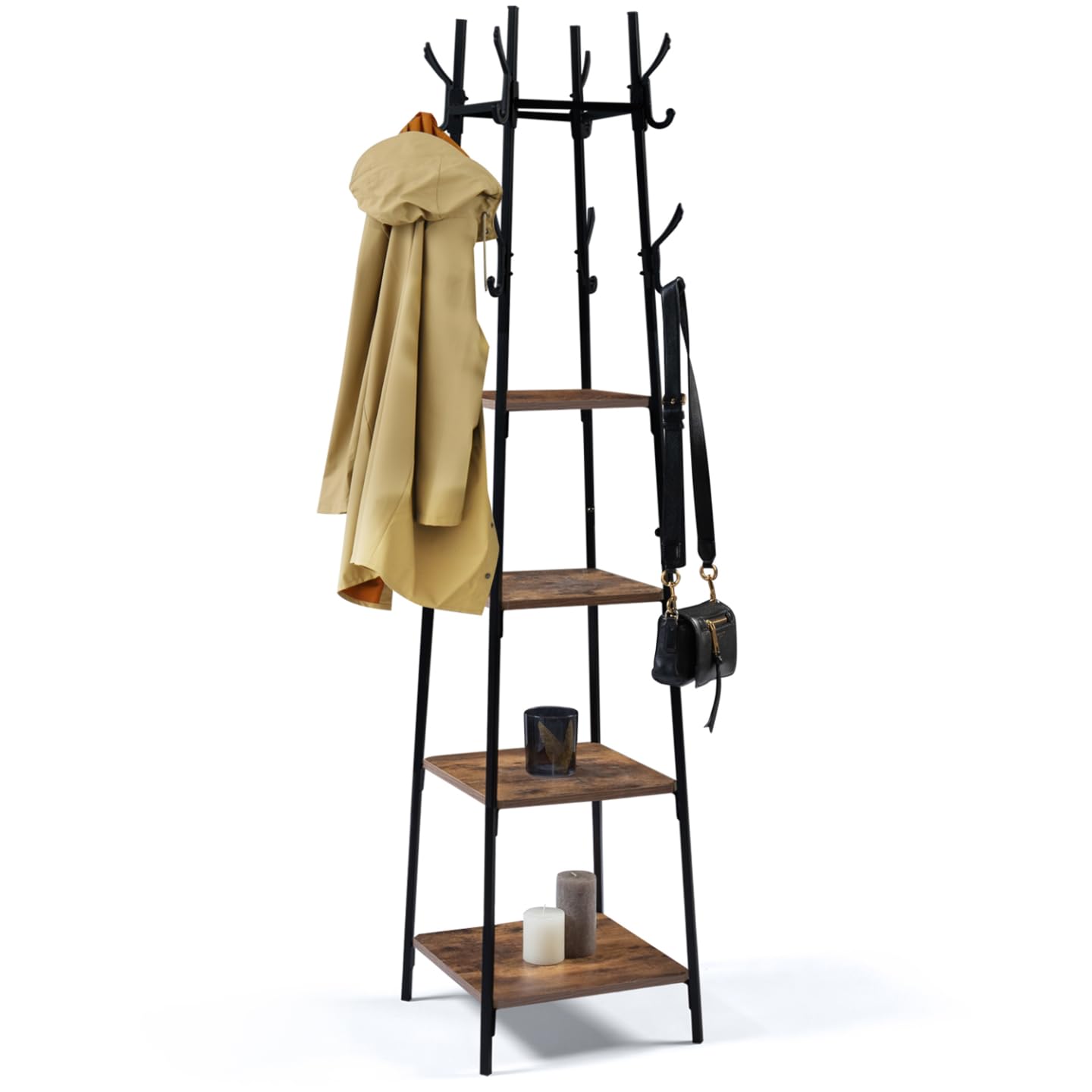 IDMarket - Porte-manteau TIANO design industriel