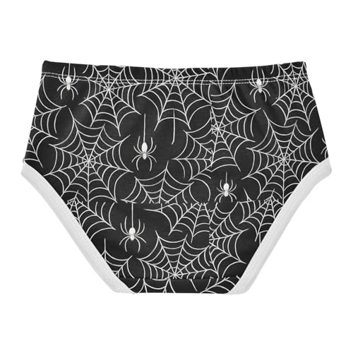 Animal Toddler Underwear Floral 2t Cotton Girl Panties Cute White Spiders Webs Black Kids Briefs Undies2