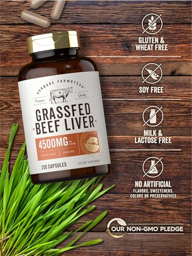 Carlyle Grass Fed Beef Liver Capsules