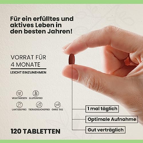 CYB Multivitamin 50+ A-Z mit Lutein und Q10, 120 Tabletten – Ansicht 2