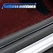 Carbon Fiber Car Door Edge Guards, 3D Vinyl Car Door Sill Protector Wrap Film Auto Door Trim Strips, Anti-Scratch Anti-Collision Adhesive Tape Auto Bumper Door Entry Guard for Most Cars (3