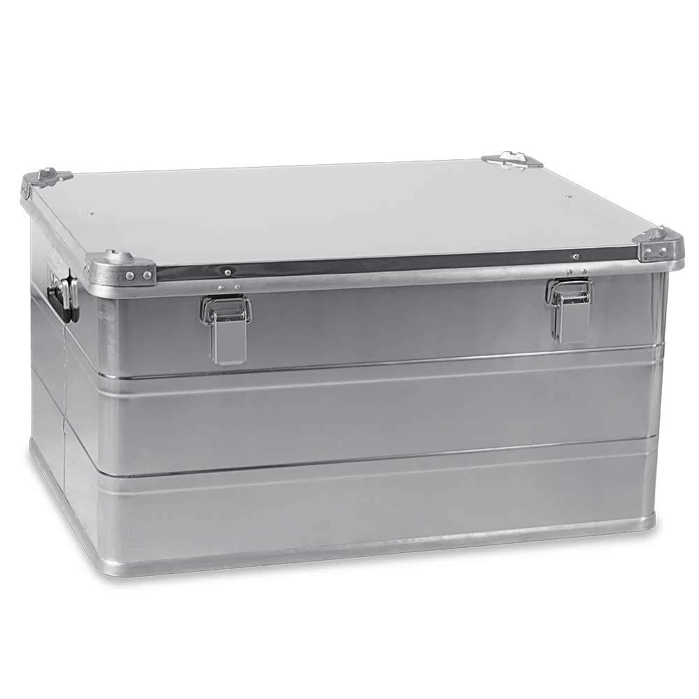 156 litrów skrzynka aluminiowa z narożnikami, odporna na kurz i wodę rozbryzgową, dł. x szer. x wys. 785 x 580 x 400 mm