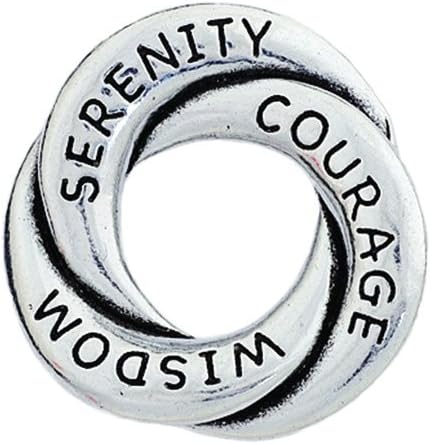 Pocket Reminder-Serenity Prayer/Knot-Pewter