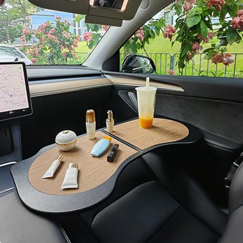 New Upgrade Foldable Car Desk for Laptop, Car Table Tray, Large Size Multipurpose, for Work, Study, Makeup, Travel, and Dining