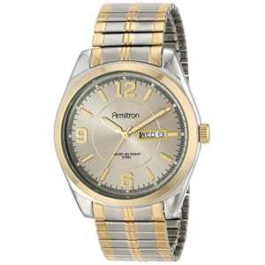Armitron Men’s Day-Date Function Expansion Band Watch, 20-4591