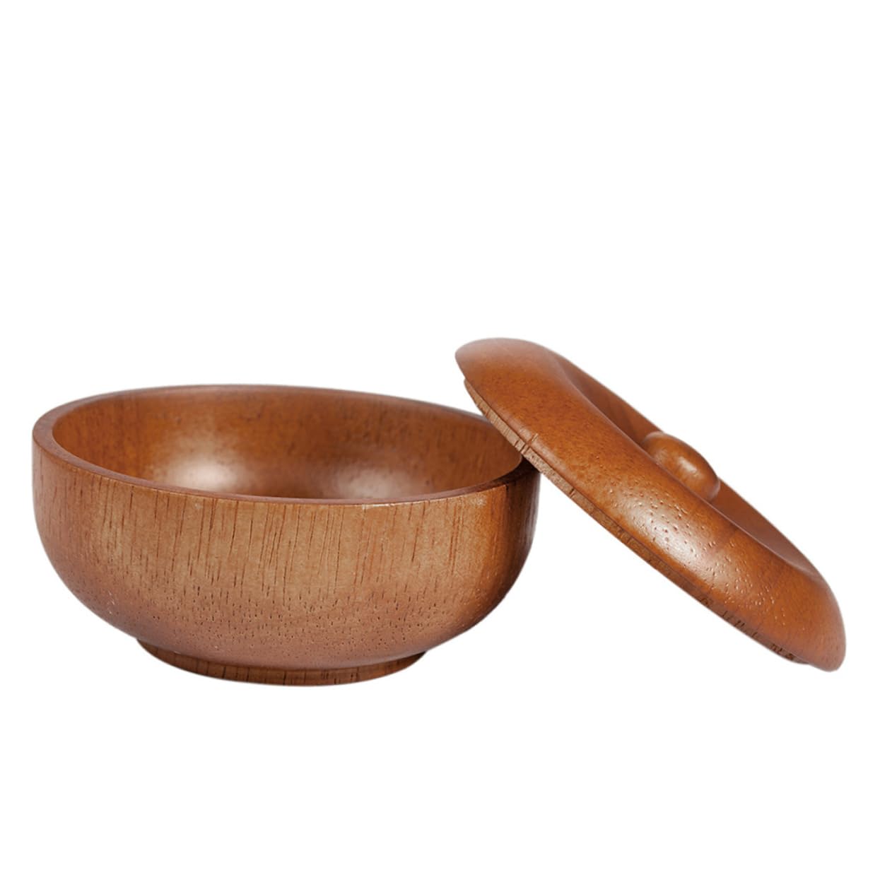 Healeved 2 Stück Rasierschale Aus Holz Mit Deckel Rasierschaumschale Für Herren Für Den Heimfriseur Rasierseifenschale Für Männer