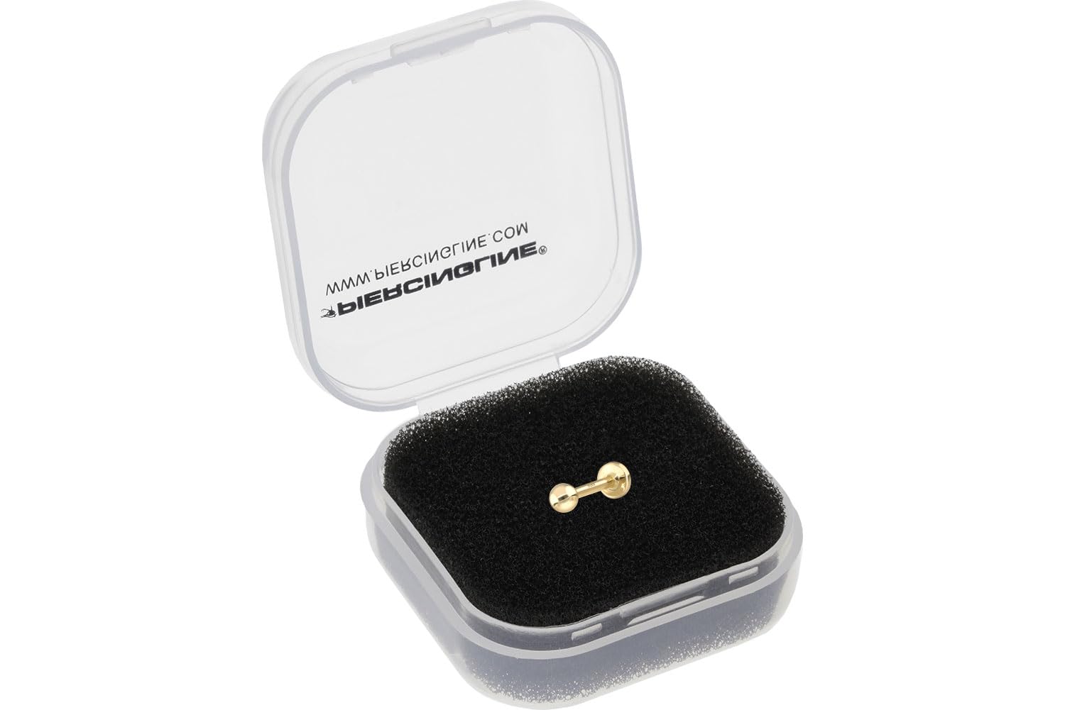 PIERCINGLINE Piercing Stecker 14K Gold Labret 585er Gold - Roségoldfarben, Goldfarben, Silberfarben