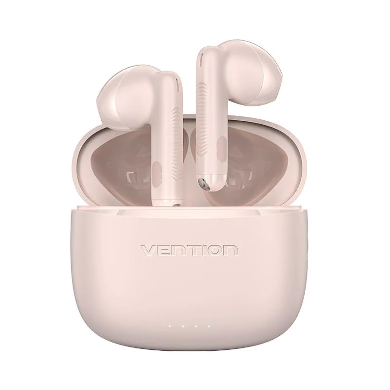 VENTION Bluetooth 5.3 Earphones TWS Ture Wireless Headphones USB-C Stereo Sports Movement Earbuds with Mic Hi-Fi Tone Quality Headset IPX4 Waterproof (NBH, Pink)