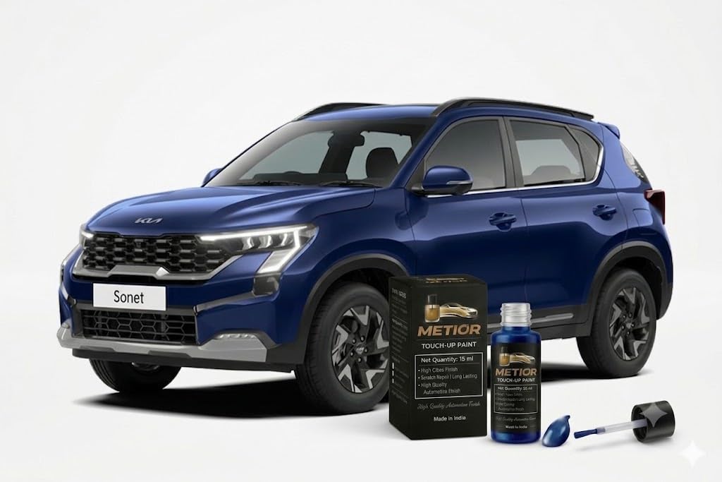 KIA Sonet Imperial Blue (MPB) Touch Up Paint Pen | OEM Factory Color Match | Premium Scratch Remover | Quick Dry Finish | Stone Chip & Minor Damage Repair | DIY Automotive Touch Up | 18ml | Imperial Blue (MPB)-image-19