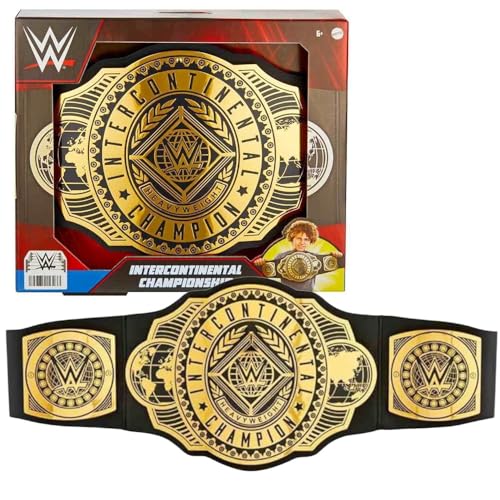 Mattel WWE Championship Title Belt, Adjustable for Kids Role Play