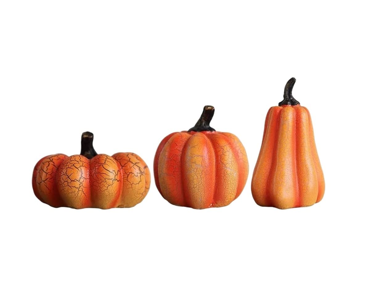 Lampion Dyni 1 Zestaw Podgrzewacze Świece Dyni Wzór Pęknięcia Płomień Mniej Świec Halloween Ozdoby Lampy LED Z Dekoracje Halloween