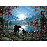 FAI DA TE PER PIÙ DIVERTIMENTO: la pittura a diamante è un prodotto semilavorato con istruzioni dettagliate e una perfetta corrispondenza dei colori.Adatto sia per le mani di adulti che per bambini, rifinisci questo fai-da-te l'arte del diamante, aumenta la fiducia in se stessi e la perseveranza riduce lo stress migliora il tuo rapporto tra amici di famiglia