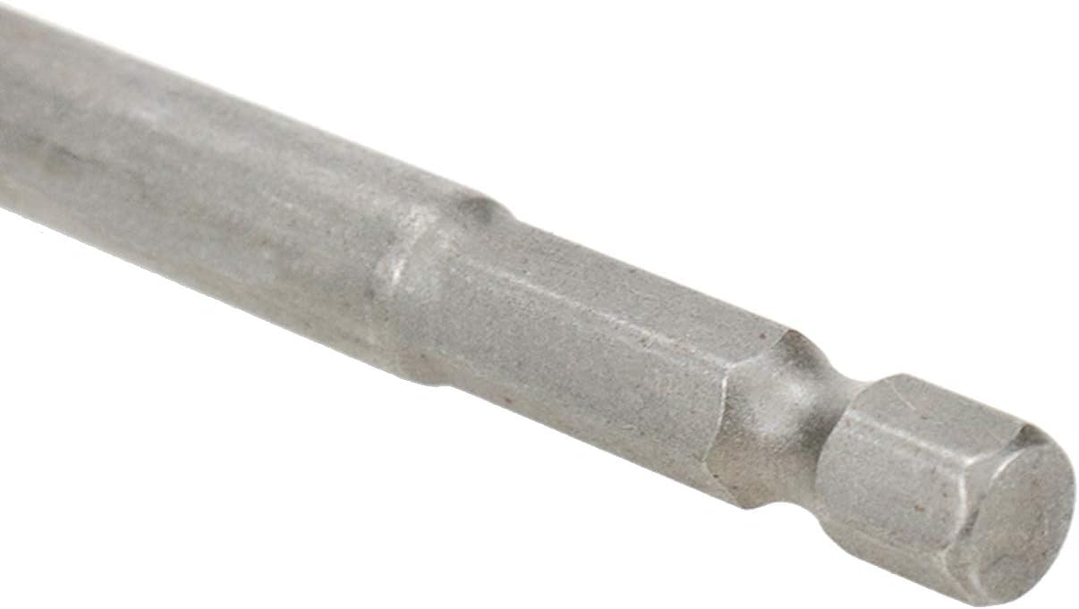 Magnetic Power Nut Driver Bit 1/4" Hex Shank 10mm Extension Long Hex Metric Drill Bit - 2pcs