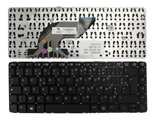 Clavier français PC portable noir avec nappe Up Facing Cable intégrée