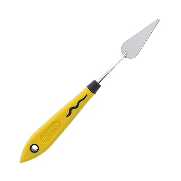 Soft Grip Painting Knife 022 Yellow