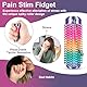 Tangdudu Little Ouchies Pain Fidget, Spiky Grippie Stim Keychain, Portable Pocket Mini Fidget Toys Erwachsene, Anxiety Relief Anti Stress Spielzeug für Kinder und Erwachsene (2pcs)