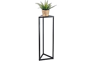 MyGift 36 Inch Triangular Plant Stand: Stylish Elegance for Your Green Oasis