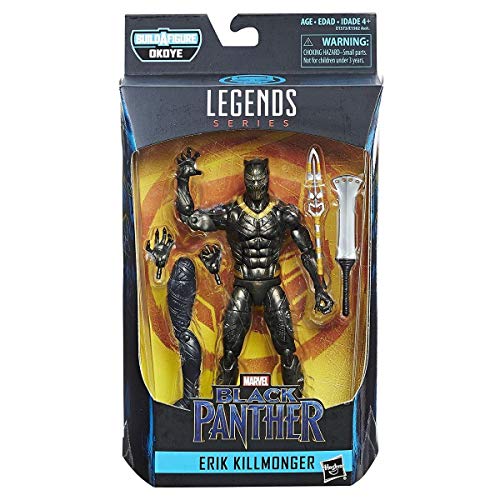 Image of Marvel Legends Erik Killmonger Panther, Black (6-inch)