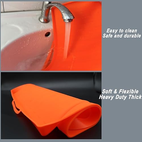 Miniatura 7 de TAKSCO Tapete de silicona de 17 pulgadas, resistente protector para parrilla Blackstone de 17 pulgadas, protege tu parrilla de suciedad, óxido,