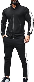 Traje térmico para hombre 2024 nuevo conjunto de trajes para hombre, casual, color sólido, suelto, moderno, pantalones de manga larga, nuevo abrigo para hombre