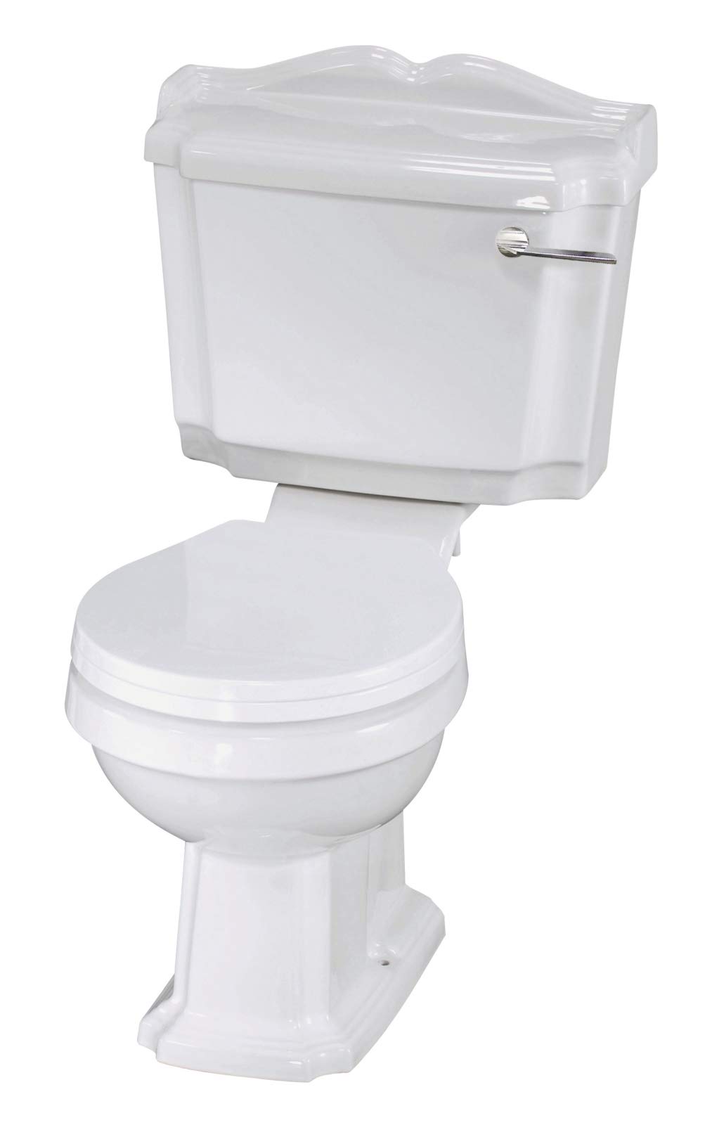 Veebath Victoriana Traditional Toilet Pan And Cistern With Seat Soft Slow Close Design For Bathroom